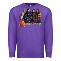 Purple descendants poster Premium Sweatshirt - linhVisuals