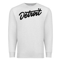 Oatmeal Heather DETROIT Premium Sweatshirt - linhVisuals