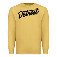 Antique Gold DETROIT Premium Sweatshirt - linhVisuals