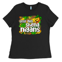 St. Patrick's Little Miss Shenanigans Ladies Tee | Teevron