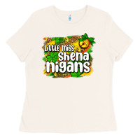 Bone St. Patrick's Little miss shenanigans Ladies Tee - OliviaCreatesArt