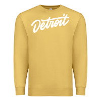 Antique Gold DETROIT Premium Sweatshirt - linhVisuals