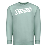 Seafoam DETROIT Premium Sweatshirt - linhVisuals