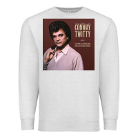 Oatmeal Heather conway twitty the best of conway Premium Sweatshirt - linhVisuals
