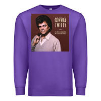 Purple conway twitty the best of conway Premium Sweatshirt - linhVisuals