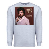 Heather Grey conway twitty the best of conway Premium Sweatshirt - linhVisuals
