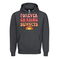 Smoke forever chasing sunsets Zipper Hoodie - JahusDesignShop