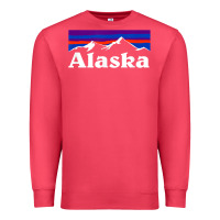 Cardinal alaska retro vintage mountains & outdoors wilderness state Premium Sweatshirt - linhVisuals