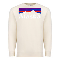 Sandshell alaska retro vintage mountains & outdoors wilderness state Premium Sweatshirt - linhVisuals