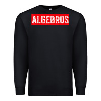 Black algebros design for math students or a present to ur teacher Premium Sweatshirt - linhVisuals