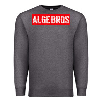 Charcoal Heather algebros design for math students or a present to ur teacher Premium Sweatshirt - linhVisuals