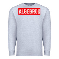 Heather Grey algebros design for math students or a present to ur teacher Premium Sweatshirt - linhVisuals