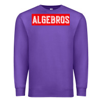 Purple algebros design for math students or a present to ur teacher Premium Sweatshirt - linhVisuals