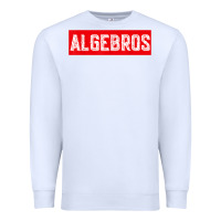 White algebros design for math students or a present to ur teacher Premium Sweatshirt - linhVisuals