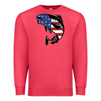 Cardinal american cod fish design fishing lover fisherman usa premium Premium Sweatshirt - linhVisuals