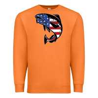 Carrot american cod fish design fishing lover fisherman usa premium Premium Sweatshirt - linhVisuals