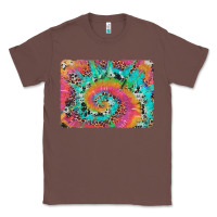 Chestnut tie dye leopard cowhide glitter background Classic Tee - Artiststas