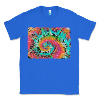 True Royal tie dye leopard cowhide glitter background Classic Tee - Artiststas