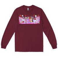 Burgundy school nurse libbey glass Long Sleeve Tee - BundleAndBundleShop