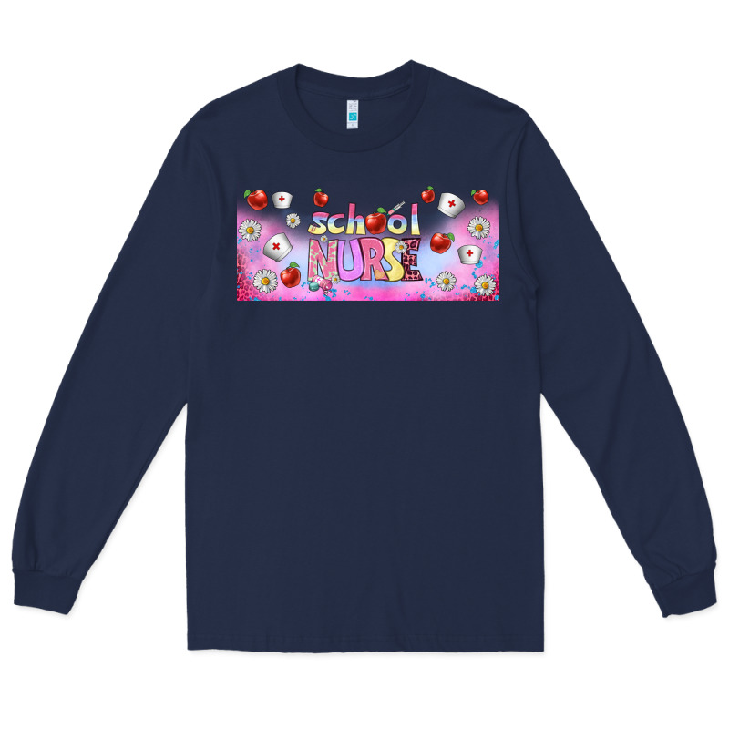 School Nurse Libbey Glass Long Sleeve Tee by BundleAndBundleShop | Teevron