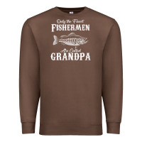 Chestnut mens only the finest fishermen grandad premium Premium Sweatshirt - linhVisuals