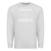 Dove Grey mens only the finest fishermen grandad premium Premium Sweatshirt - linhVisuals