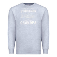 Heather Grey mens only the finest fishermen grandad premium Premium Sweatshirt - linhVisuals