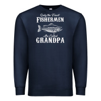 Navy mens only the finest fishermen grandad premium Premium Sweatshirt - linhVisuals