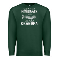 Sports Green mens only the finest fishermen grandad premium Premium Sweatshirt - linhVisuals