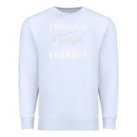 White mens only the finest fishermen grandad premium Premium Sweatshirt - linhVisuals
