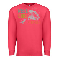 Cardinal mens reel cool step dad fishing funny fathers day Premium Sweatshirt - linhVisuals