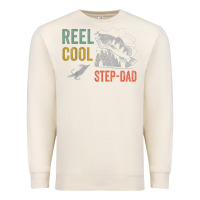 Sandshell mens reel cool step dad fishing funny fathers day Premium Sweatshirt - linhVisuals