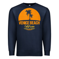 Navy california venice beach tank top Premium Sweatshirt - linhVisuals