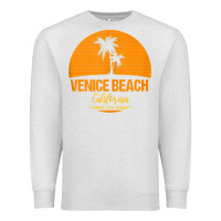 Oatmeal Heather california venice beach tank top Premium Sweatshirt - linhVisuals