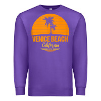 Purple california venice beach tank top Premium Sweatshirt - linhVisuals
