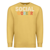 Antique Gold Social Worker Job Occupation Funny Birthday Premium Sweatshirt - linhVisuals