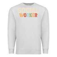 Dove Grey Social Worker Job Occupation Funny Birthday Premium Sweatshirt - linhVisuals