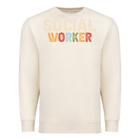 Sandshell Social Worker Job Occupation Funny Birthday Premium Sweatshirt - linhVisuals