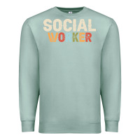 Seafoam Social Worker Job Occupation Funny Birthday Premium Sweatshirt - linhVisuals