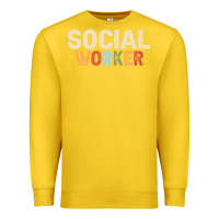 Lemon Social Worker Job Occupation Funny Birthday Premium Sweatshirt - linhVisuals