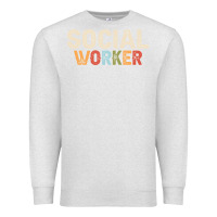 Oatmeal Heather Social Worker Job Occupation Funny Birthday Premium Sweatshirt - linhVisuals