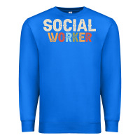 True Royal Social Worker Job Occupation Funny Birthday Premium Sweatshirt - linhVisuals