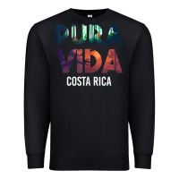 Black costa rica pura vida toucan tropical surf beach vibes tank top Premium Sweatshirt - linhVisuals