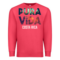 Cardinal costa rica pura vida toucan tropical surf beach vibes tank top Premium Sweatshirt - linhVisuals