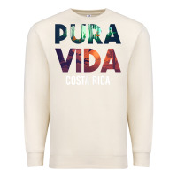 Sandshell costa rica pura vida toucan tropical surf beach vibes tank top Premium Sweatshirt - linhVisuals