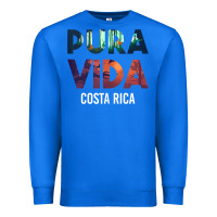 True Royal costa rica pura vida toucan tropical surf beach vibes tank top Premium Sweatshirt - linhVisuals