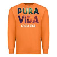 Carrot costa rica pura vida toucan tropical surf beach vibes tank top Premium Sweatshirt - linhVisuals