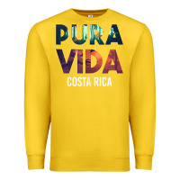 Lemon costa rica pura vida toucan tropical surf beach vibes tank top Premium Sweatshirt - linhVisuals