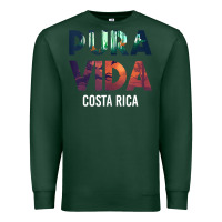 Sports Green costa rica pura vida toucan tropical surf beach vibes tank top Premium Sweatshirt - linhVisuals