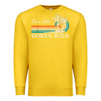 Lemon costa rica retro beach vacation costa rica souvenir beach t shirt Premium Sweatshirt - linhVisuals
